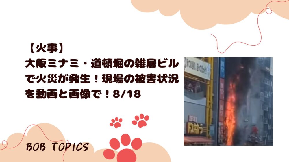道頓堀火事アイキャッチ画像